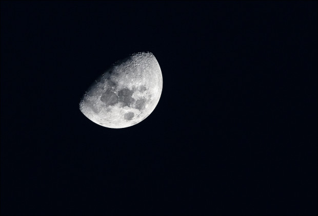 The dark side of the moon.