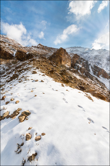 This photo was taken from the observation platform looking up toward the peak I climbed to. You can see the location in the top/center of the image.