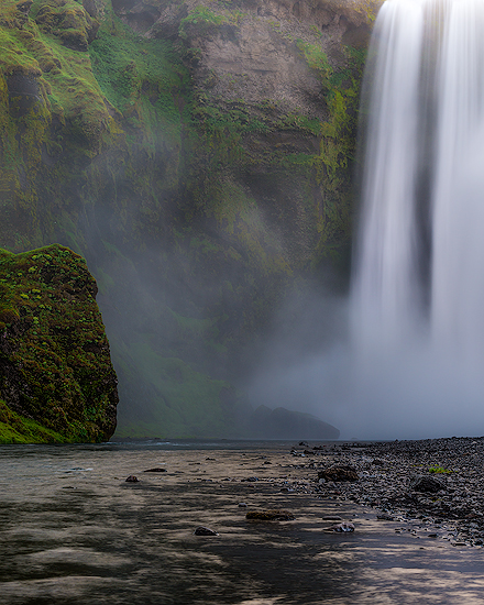 Into The Mist | Iceland My interpretation of Skogafoss Waterfall, Summer 2015.